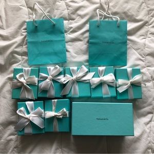 Assorted Tiffany & Co. Boxes & Bags